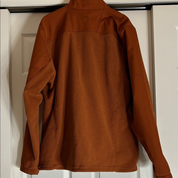 Mountain Hardwear Men's XL Tech Full Zip Jacket Burnt Orange - Picture 3 of 10